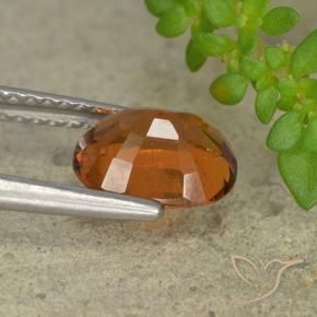 Granato hessonite Arancio medio-scuro naturale da 1.84 ct, Ovale, VS