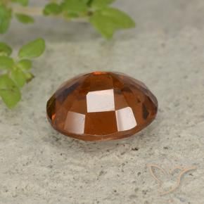 Granato hessonite Arancione scuro naturale da 2.32 ct, Ovale, VS-SI