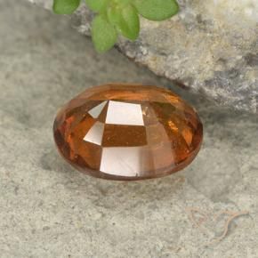 Granato hessonite Arancio medio-scuro naturale da 2.14 ct, Ovale, VS-SI