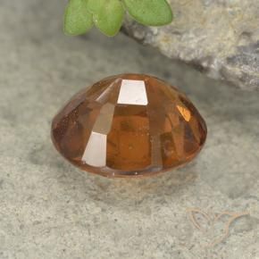 Granato hessonite Arancio Terra naturale da 1.79 ct, Ovale, VS-SI