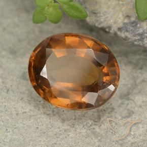 Granato hessonite Arancio Medio naturale da 2.48 ct, Ovale, VS
