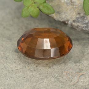 Granato hessonite Arancio Medio naturale da 2.48 ct, Ovale, VS