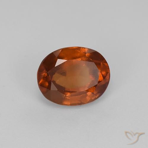 Granato hessonite Arancio Medio naturale da 2.04 ct, Ovale, VS