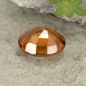 Granato hessonite Arancio medio-scuro naturale da 1.81 ct, Ovale, VS