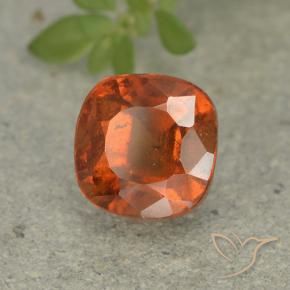 Granato hessonite Arancio Medio naturale da 1.83 ct, Cuscino, VS-SI