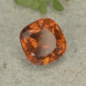Granato hessonite Arancio medio-scuro naturale da 1.86 ct, Cuscino, VS-SI