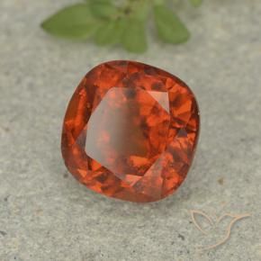 Granato hessonite Arancione scuro naturale da 1.92 ct, Cuscino, VS-SI