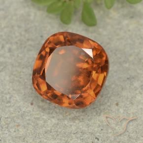 Granato hessonite Arancio Medio naturale da 1.80 ct, Cuscino, VS-SI