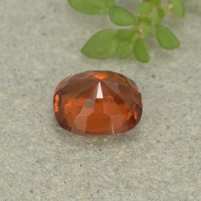 Granato hessonite Arancione naturale da 1.54 ct, Taglio a cuscino, VS-SI