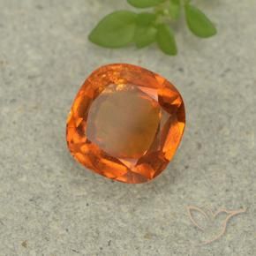 Granato hessonite Arancio Medio naturale da 1.80 ct, Cuscino, VS