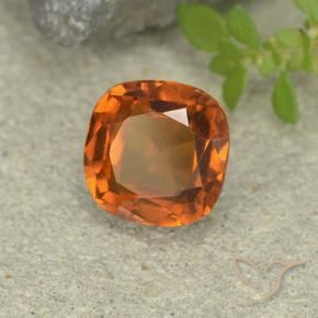 Granato hessonite Arancio giallastro naturale da 1.95 ct, Cuscino, VS