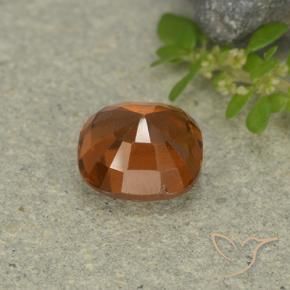 Granato hessonite Arancio Medio naturale da 1.78 ct, Cuscino, VVS-VS