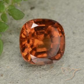 Granato hessonite Arancio Medio naturale da 1.94 ct, Cuscino, VS