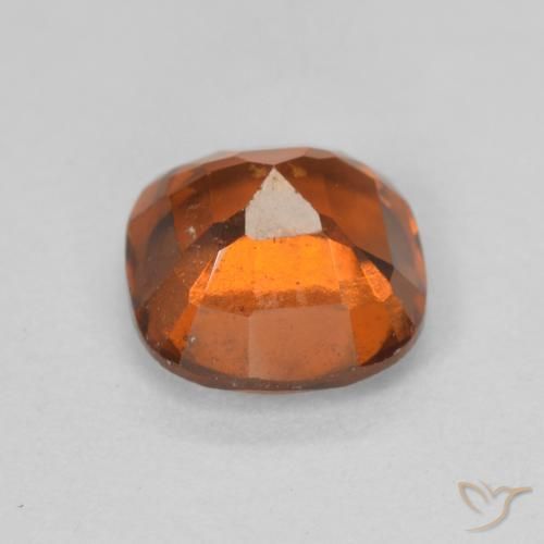 Granato hessonite Arancione rossastra naturale da 1.93 ct, Cuscino, VS