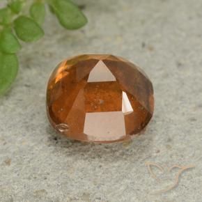 Granato hessonite Arancione scuro naturale da 1.88 ct, Cuscino, VS-SI