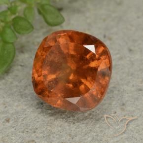 Granato hessonite Arancio medio-scuro naturale da 1.95 ct, Cuscino, VS-SI