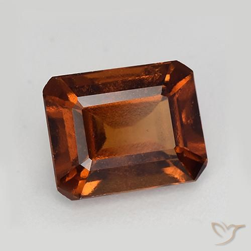 Granato hessonite Arancione scuro naturale da 2.33 ct, Ottagonale / Taglio smeraldo, VS
