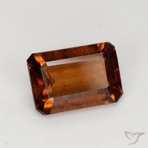 Granato hessonite Arancione scuro naturale da 1.92 ct, Ottagonale / Taglio smeraldo, VS