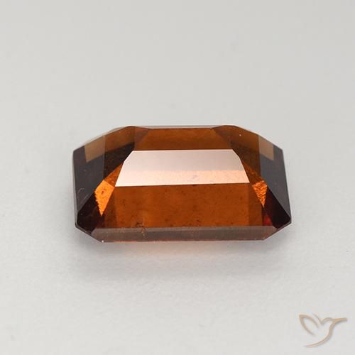Granato hessonite Arancione scuro naturale da 2.56 ct, Ottagonale / Taglio smeraldo, VS
