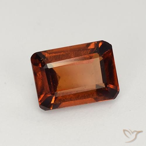 Granato hessonite Arancione scuro naturale da 1.95 ct, Ottagonale / Taglio smeraldo, VS