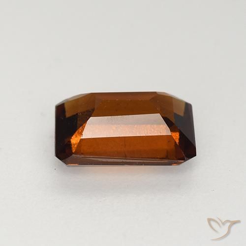 Granato hessonite Arancione scuro naturale da 1.95 ct, Ottagonale / Taglio smeraldo, VS