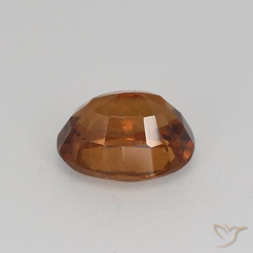 Granato hessonite Arancione rossastra naturale da 1.52 ct, Ovale, VS
