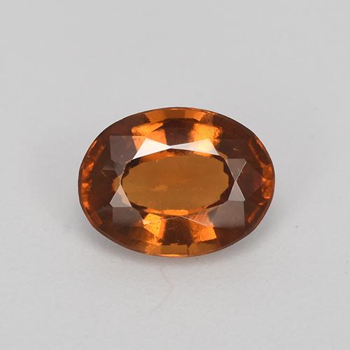 Granato essonite naturale arancione da 1,27 ct, taglio ovale, VS