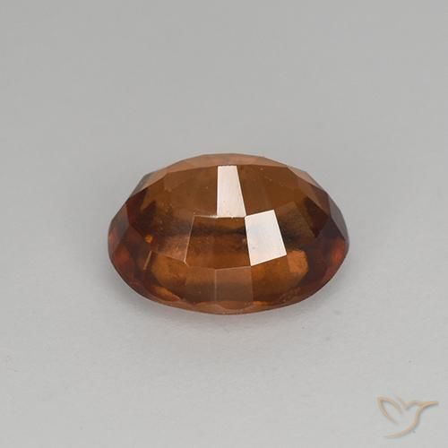 Granato hessonite Marrone Cannella Intenso naturale da 1.37 ct, Ovale, VS