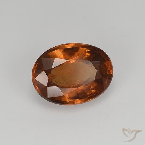 Granato hessonite Pan di zenzero marrone naturale da 1.60 ct, Ovale, VS