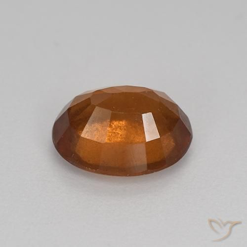 Granato hessonite Arancione scuro naturale da 1.91 ct, Ovale, VS-SI