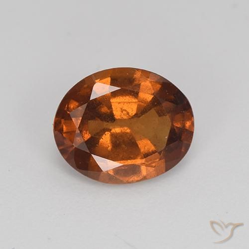 2.21ct Naturale Pan di zenzero marrone Granato hessonite, Ovale, VS-SI