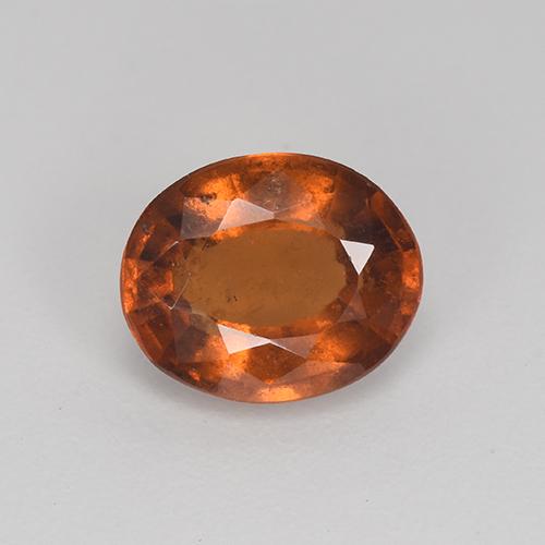 Granato essonite naturale marrone da 2,26 ct, taglio ovale, VS-SI