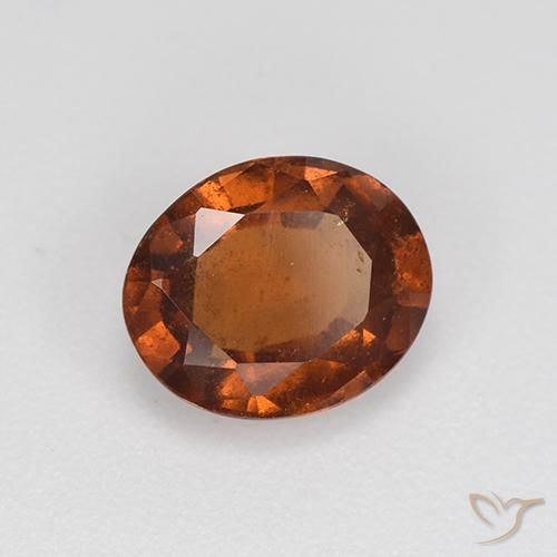Granato hessonite Marrone aranciato naturale da 2.00 ct, Ovale, VS-SI
