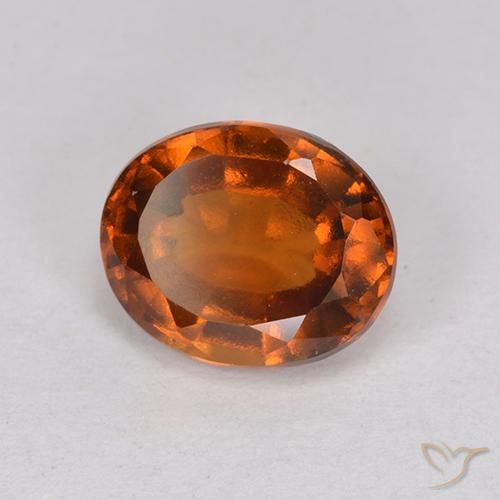 Granato hessonite Marrone aranciato naturale da 2.16 ct, Ovale, VS