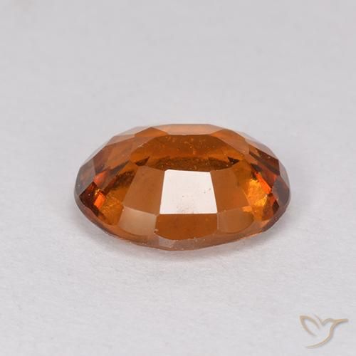 Granato hessonite Arancione scuro naturale da 1.94 ct, Ovale, VS-SI