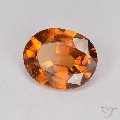 Granato hessonite Arancio medio-scuro naturale da 1.78 ct, Ovale, VS-SI