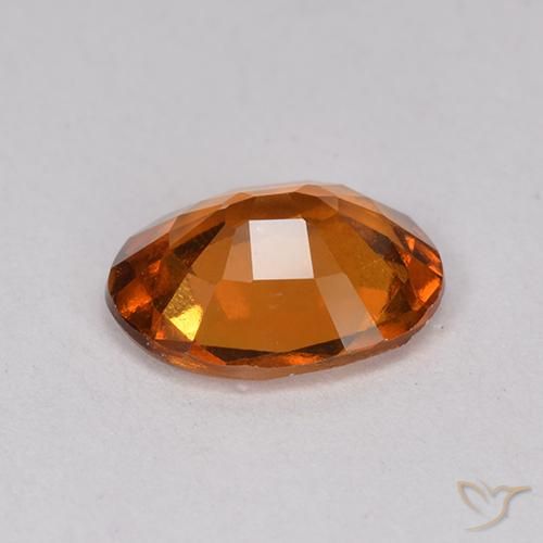 Granato hessonite Arancio medio-scuro naturale da 1.78 ct, Ovale, VS-SI