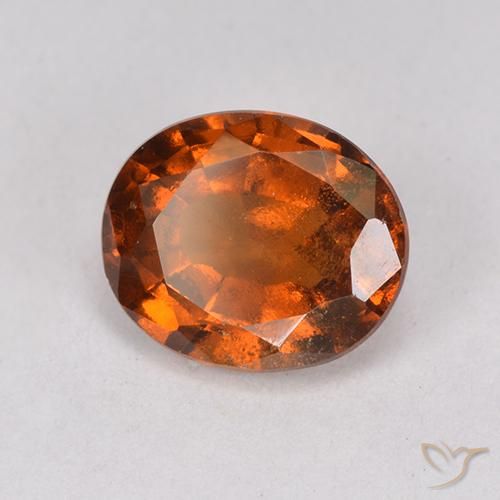 Granato hessonite Arancione rossastra naturale da 1.80 ct, Ovale, VS-SI