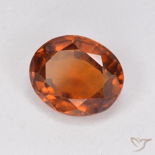 Granato hessonite Arancione Ambra naturale da 2.46 ct, Ovale, VS-SI