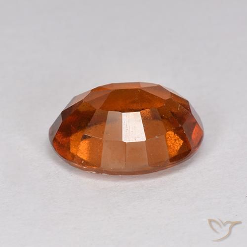Granato hessonite Arancione rossastra naturale da 2.72 ct, Ovale, VS-SI