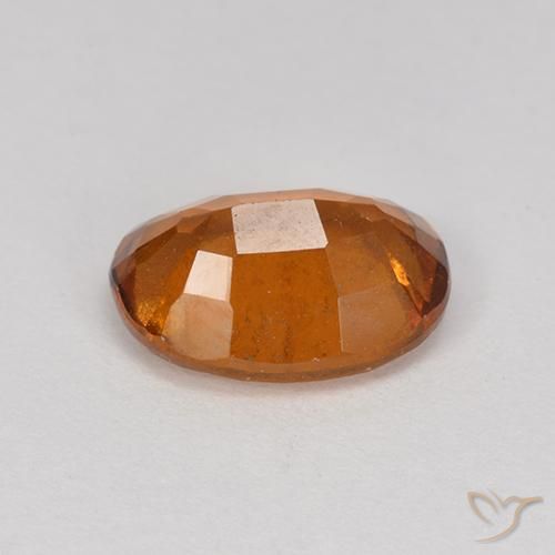 Granato hessonite Arancione scuro naturale da 2.01 ct, Ovale, VS