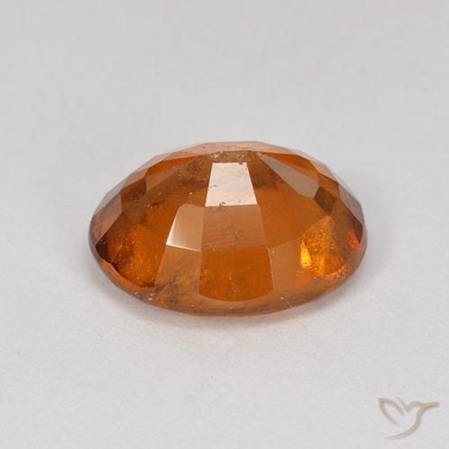 Granato hessonite Arancione scuro naturale da 2.18 ct, Ovale, VS-SI