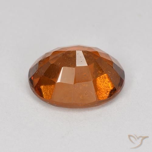 Granato hessonite Arancione rossastra naturale da 1.90 ct, Ovale, VS-SI