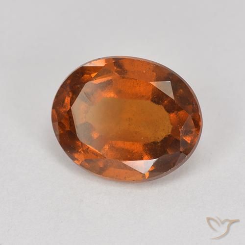 Granato hessonite Arancione Ambra naturale da 2.00 ct, Ovale, VS