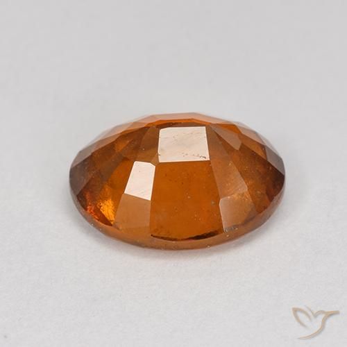 Granato hessonite Arancione scuro naturale da 2.28 ct, Ovale, VS