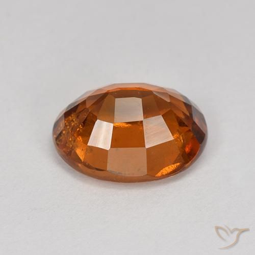 Granato hessonite Arancione scuro naturale da 2.23 ct, Ovale, VS-SI