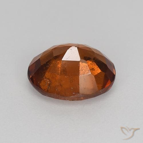 Granato hessonite Arancia Fuoco naturale da 1.87 ct, Ovale, VS-SI