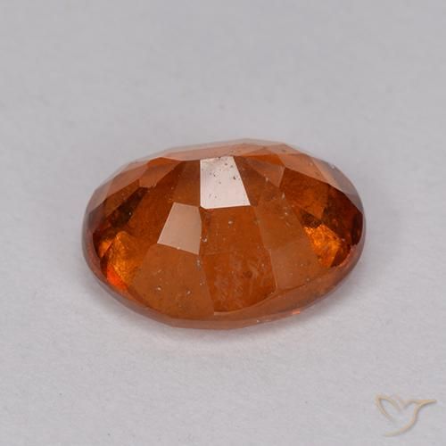Granato hessonite Arancione Ambra naturale da 2.17 ct, Ovale, VS-SI