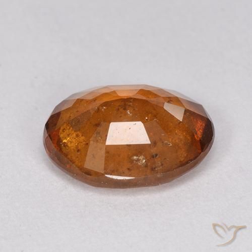 Granato hessonite Arancio medio-scuro naturale da 2.15 ct, Ovale, VS-SI
