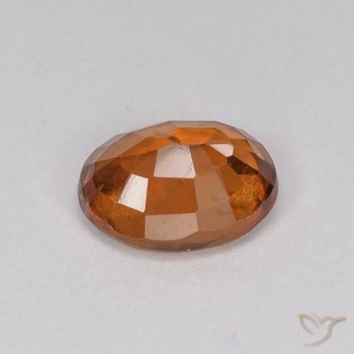Granato hessonite Arancione scuro naturale da 2.00 ct, Ovale, VS-SI